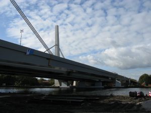 Nieuwbouw Muiderfietsbrug o/h Amsterdam-Rijnkanaal, Rijkswaterstaat
